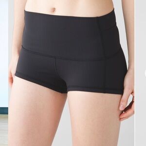 Lululemon Wunder Short *Full-On Luon 2" Black Size 4